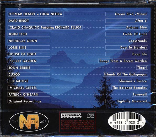 David Benoit, Ottmar Liebert, John Tesh, Etc. - The Best Of New Age Volume 1 (CD)