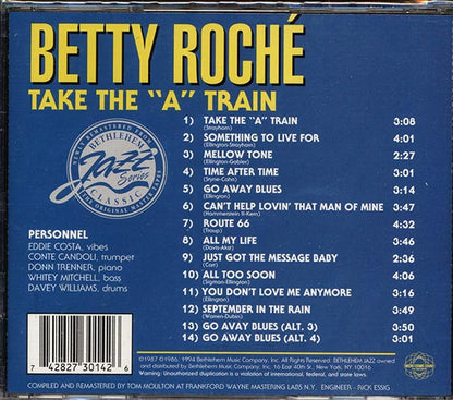 Betty Roche - Take The A Train (CD)