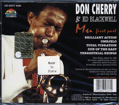Don Cherry, Ed Blackwell - Mu First Part (CD)