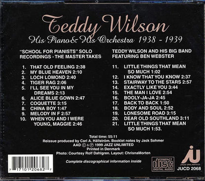 Teddy Wilson - His Piano & His Orchestra 1938-1939 (CD)