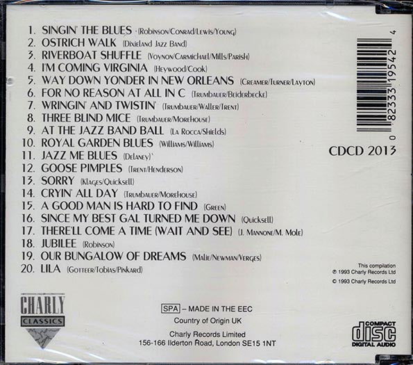 Bix Beiderbecke - Singin' The Blues (CD)