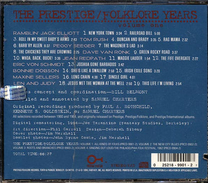 Ramblin' Jack Elliott, Tom Rush, Peggy Seeger, Etc. - The Prestige/Folklore Years Volume 1: All Kinds Of Folks (CD)