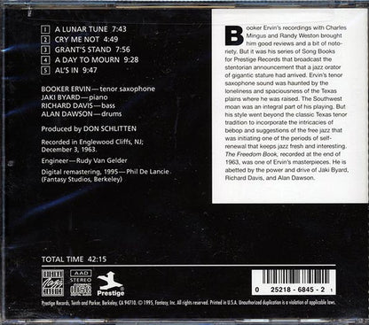 Booker Ervin - The Freedom Book (CD)