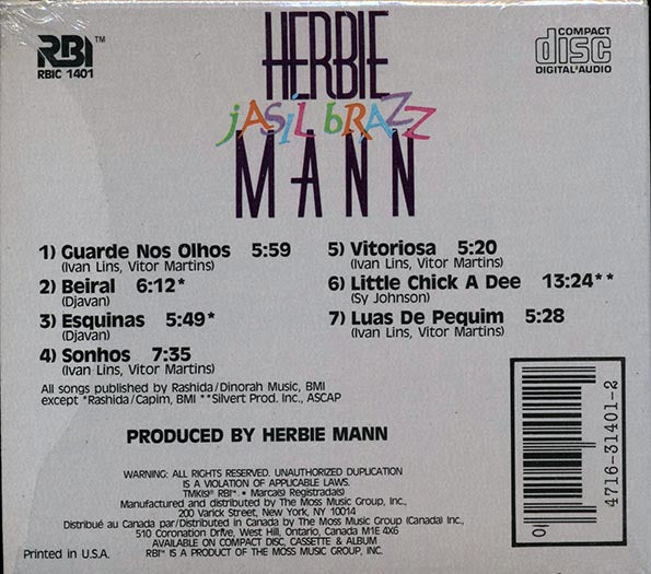 Herbie Mann - Jasil Brazz (CD)