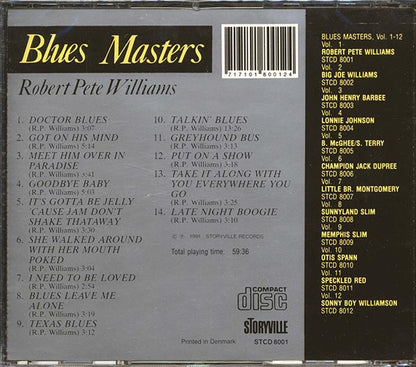 Robert Pete Williams - Blues Masters Volume 1 (CD)