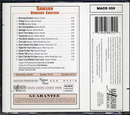 Samson - Burning Emotion (CD)