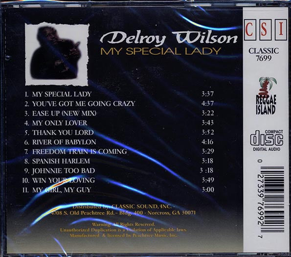 Delroy Wilson - My Special Lady (CD)