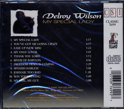 Delroy Wilson - My Special Lady (CD)