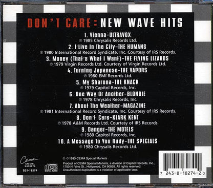 The Knack, Blondie, Ultravox, The Humans, The Flying Lizards, Etc. - Don't Care: New Wave Hits (CD)