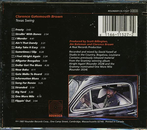 Clarence Gatemouth Brown - Texas Swing (CD)