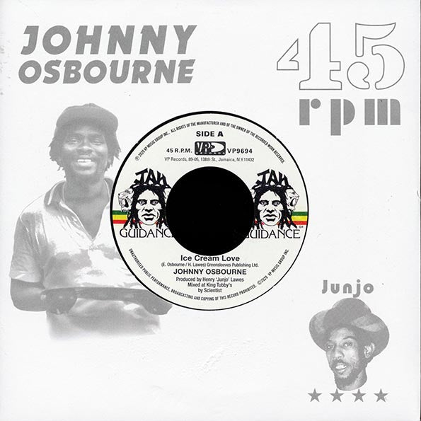 Johnny Osbourne - Ice Cream Love  /  The Roots Radics - Extra Time One (7")
