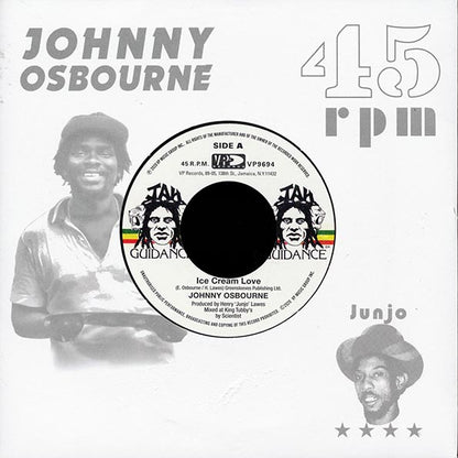 Johnny Osbourne - Ice Cream Love  /  The Roots Radics - Extra Time One (7")