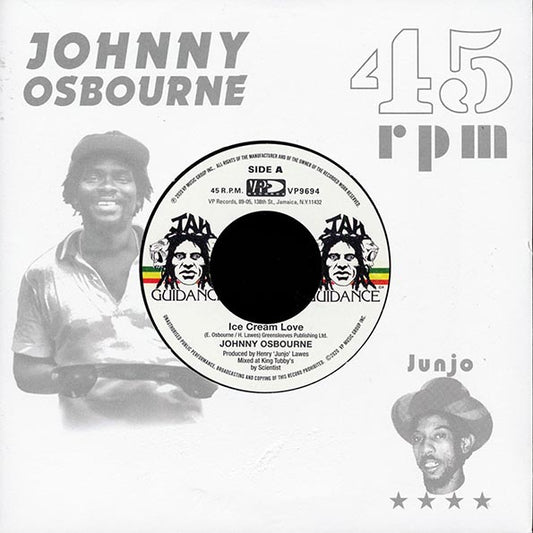 Johnny Osbourne - Ice Cream Love  /  The Roots Radics - Extra Time One (7")