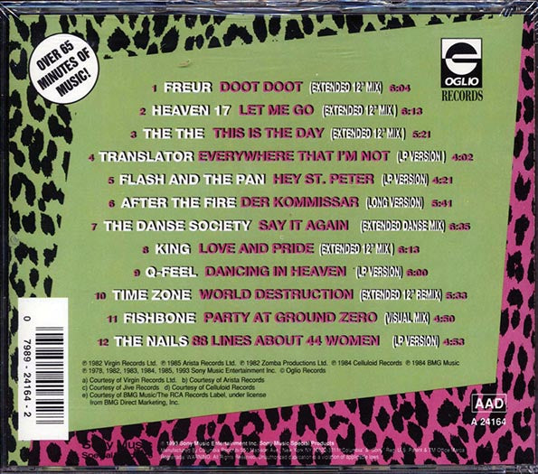 Freur, Heaven 17, The The, Etc. - Richard Blade's Flashback Favorites (CD)