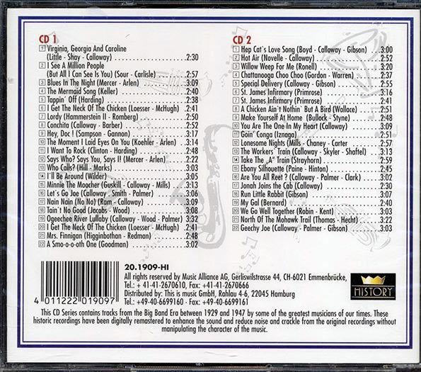 Cab Calloway - Minnie The Moocher (44 tracks) (CD)