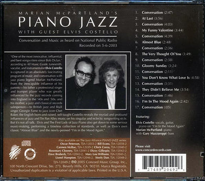Elvis Costello - Marian McPartland's Piano Jazz Radio Broadcast (CD)