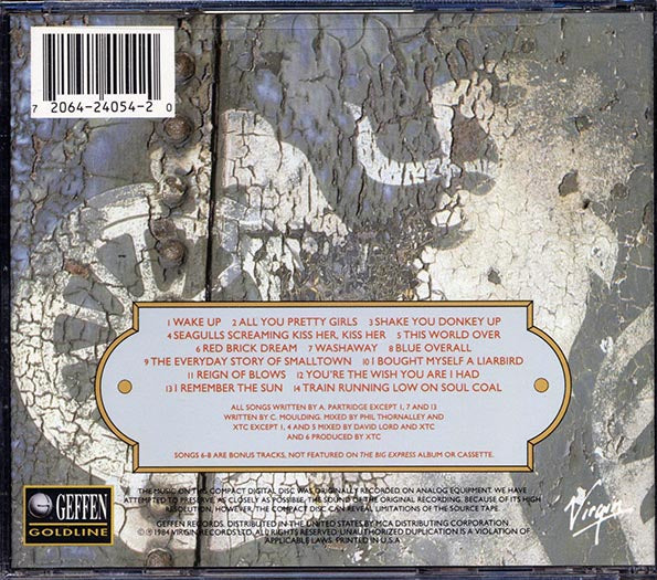 XTC - The Big Express (CD)