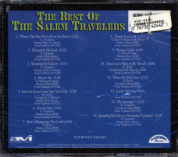 The Salem Travelers - The Best Of The Salem Travelers (CD)