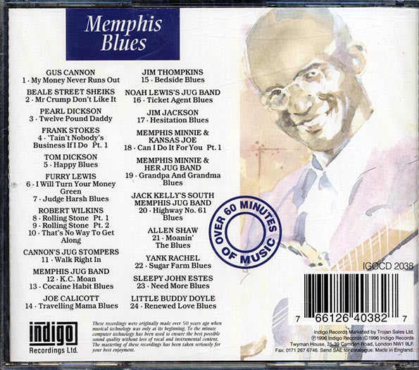 Gus Cannon, Pearl Dickson, Frank Stokes, Etc. - Walk Right In: The Essential Recordings Of Memphis Blues (CD)