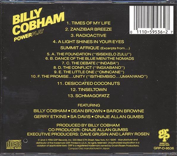 Billy Cobham - Power Play (CD)
