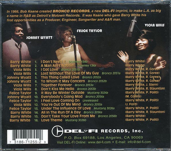 Barry White, Viola Wills, Johnny Wyatt, Felice Taylor - Boss Soul: The Genius Of Barry White (CD)