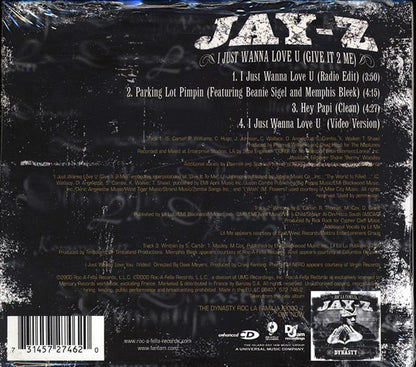 Jay-Z - I Just Wanna Love U: Give It To Me (CD)
