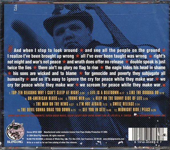 Popa Chubby - Peace, Love & Respect (CD)