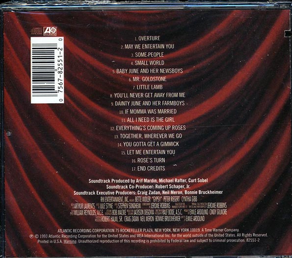 Bette Midler - Gypsy (CD)