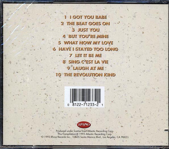 Sonny & Cher - I Got You Babe (CD)