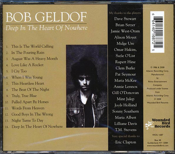 Bob Geldof - Deep In The Heart Of Nowhere (CD)
