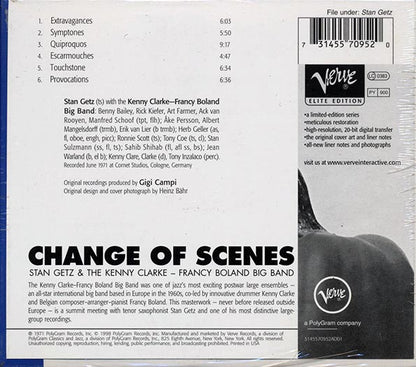 Stan Getz, Francy Boland, The Kenny Clarke-Francy Boland Big Band - Change Of Scenes (CD)