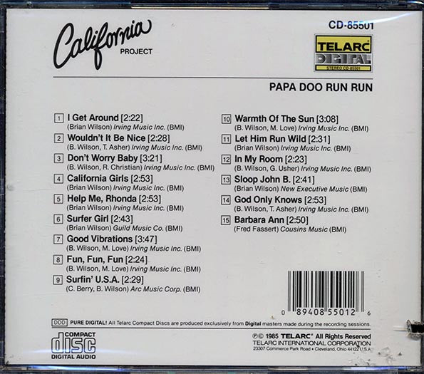 Papa Doo Run Run - California Project (CD)