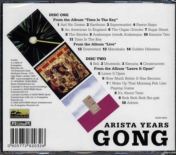 Gong - Arista Years (24 tracks) (CD)