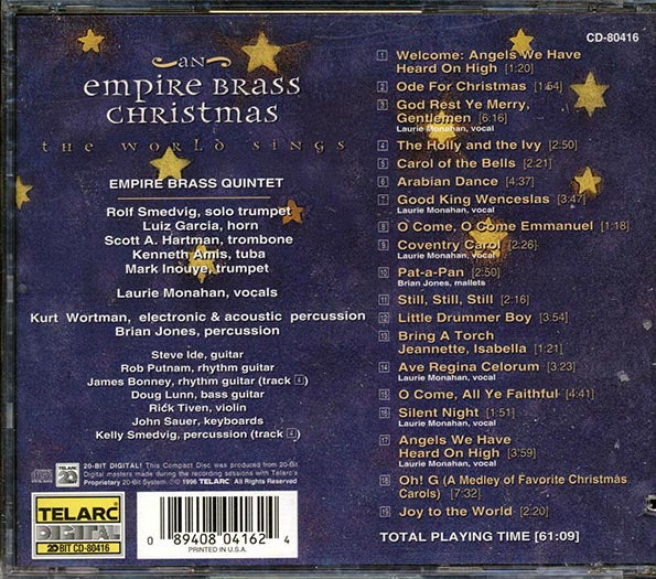 Empire Brass Quintet - An Empire Brass Christmas (CD)