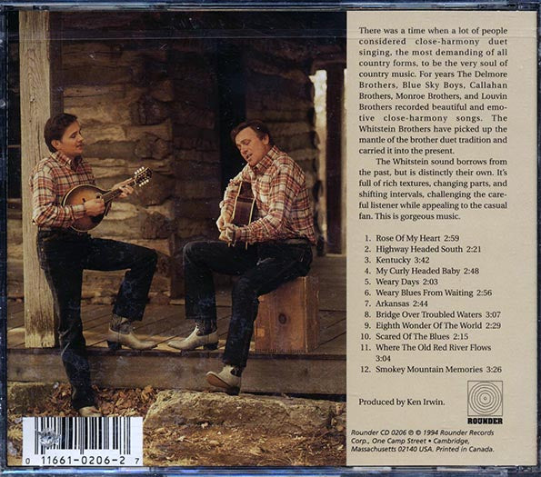 The Whitstein Brothers - Rose Of My Heart (CD)