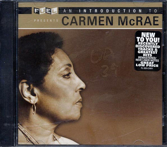 Carmen McRae - Fuel Presents An Introduction To Carmen MeRae (CD)