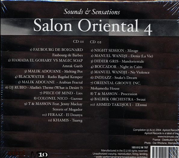 Faubourg De Boignard, Malik Adouane, Blackwater, Etc. - Salon Oriental 4: Sounds & Sensations (2xCD) (CD)