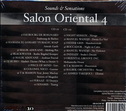 Faubourg De Boignard, Malik Adouane, Blackwater, Etc. - Salon Oriental 4: Sounds & Sensations (2xCD) (CD)