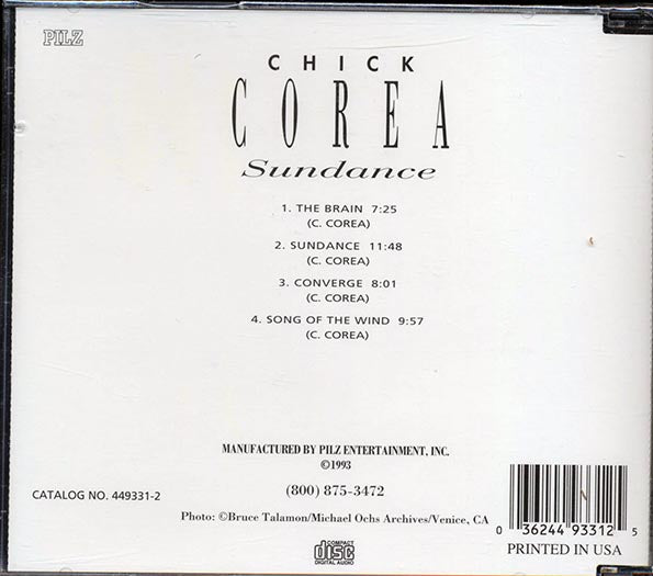 Chick Corea - Sundance (CD)
