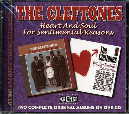 The Cleftones - Heart And Soul + For Sentimental Reasons (2 albums on 1 CD) (CD)