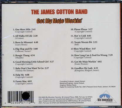 The James Cotton Band - Got My Mojo Workin' (CD)