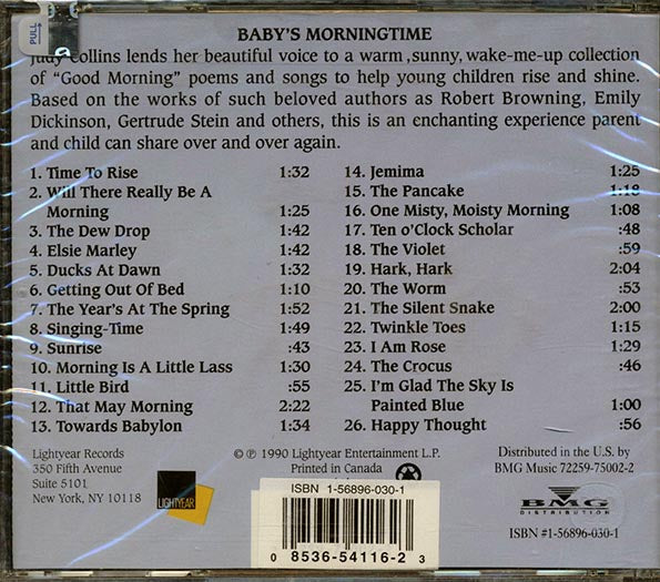 Judy Collins - Baby's Morningtime (CD)