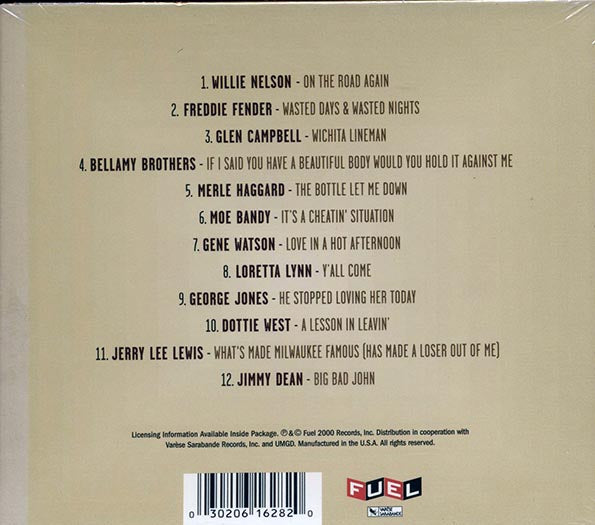 Willie Nelson, Glen Campbell, Freddie Fender, Merle Haggard, Etc. - Country Classics Live (CD)