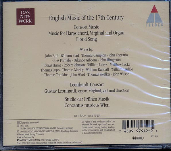 Gustav Leonhardt, Studio Der Fruhen Musik, Concentus Musicus Wien - English Music Of The 17th Century (2xCD) (CD)