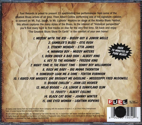 Otis Rush, Etta James, Albert King, Muddy Waters, Etc. - Fuel Records Presents The Greatest Blues Show On Earth (CD)