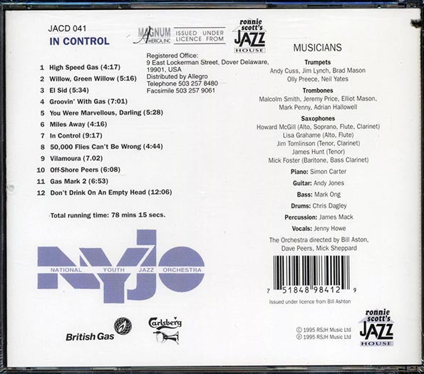 National Youth Jazz Orchestra - In Control (CD)