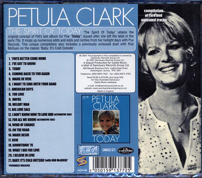 Petula Clark - The Spirit Of Today (CD)