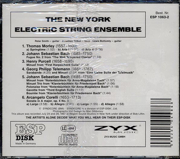 The New York Electric String Ensemble - The New York Electric String Ensemble (CD)
