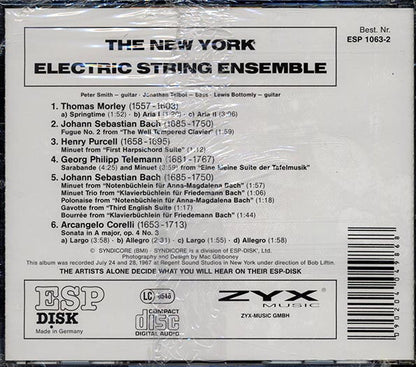 The New York Electric String Ensemble - The New York Electric String Ensemble (CD)