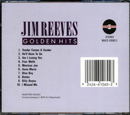 Jim Reeves - Golden Hits (CD)